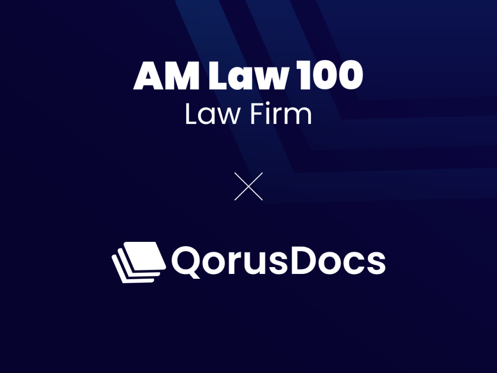 Am Law 100 firm streamlines pitches