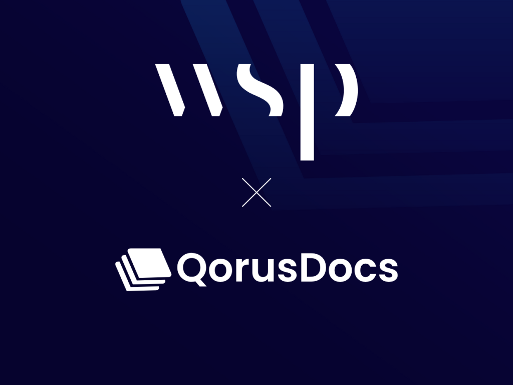 WSP simplifies pursuits with QorusDocs
