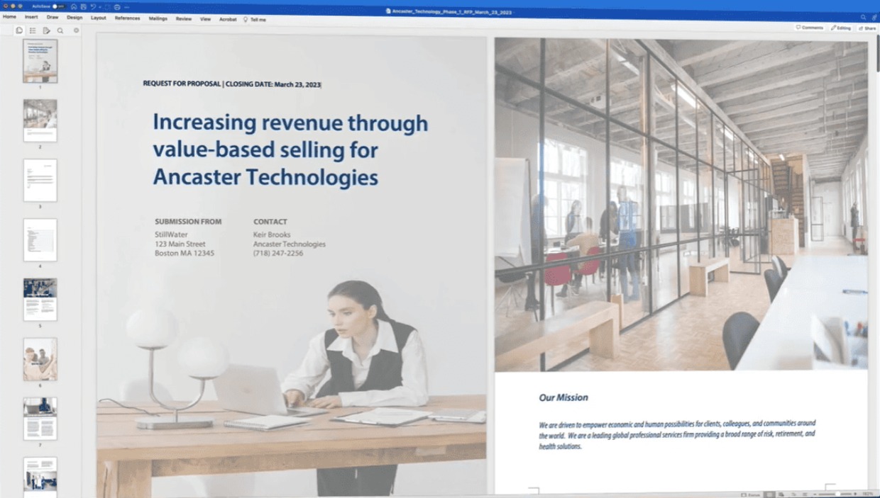 Make a splash with branded templates