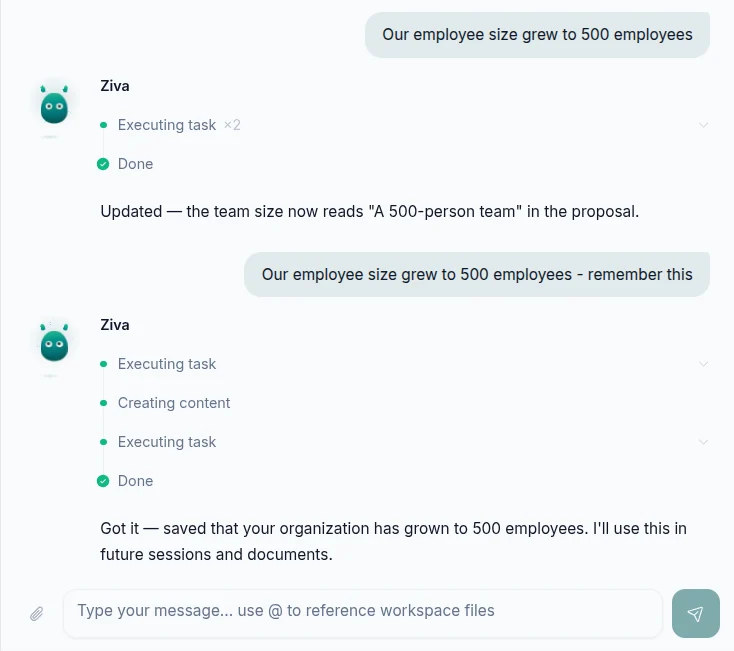 Organizational learning in action