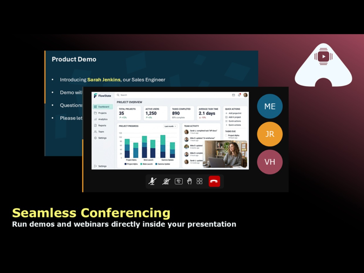Seamless conferencing.